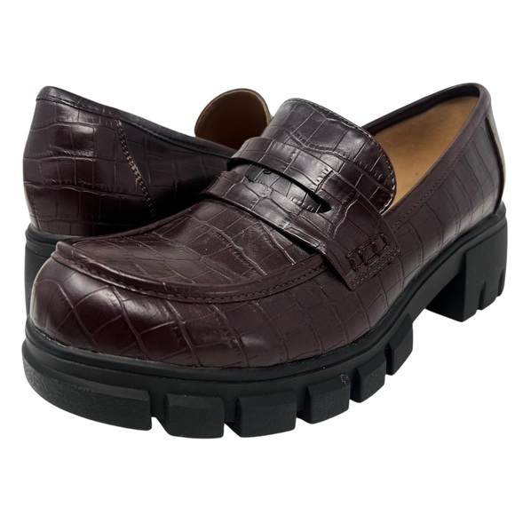Hey Girl Shoes - Corkys Dark Burgundy Loafers